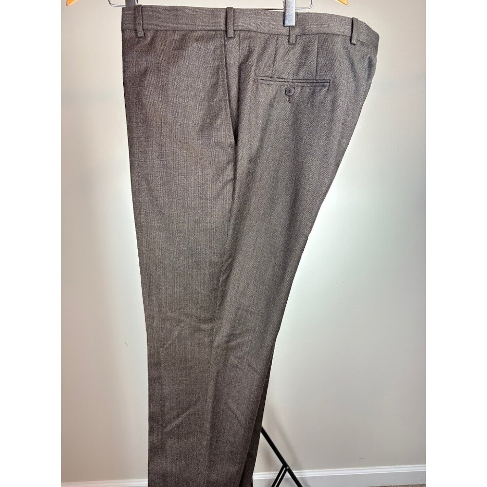ISAIA Mens ***120's Royal Flannel*** Gray Dress Pants 40 w